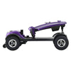 Vibrant Purple Outdoor Scooter with USB Charging & Cup Holders