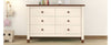 Charming Kids' Storage Dresser in Cream & Walnut