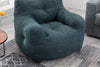 Cozy Green Teddy Bean Bag Chair