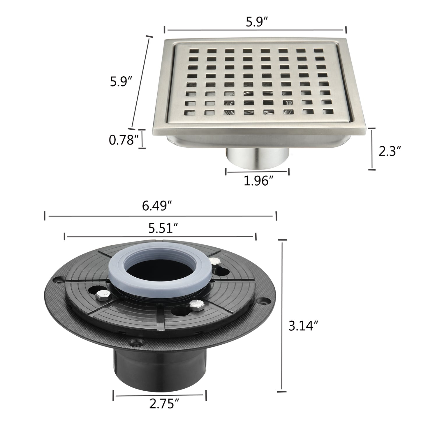 Square Shower Drain Magic