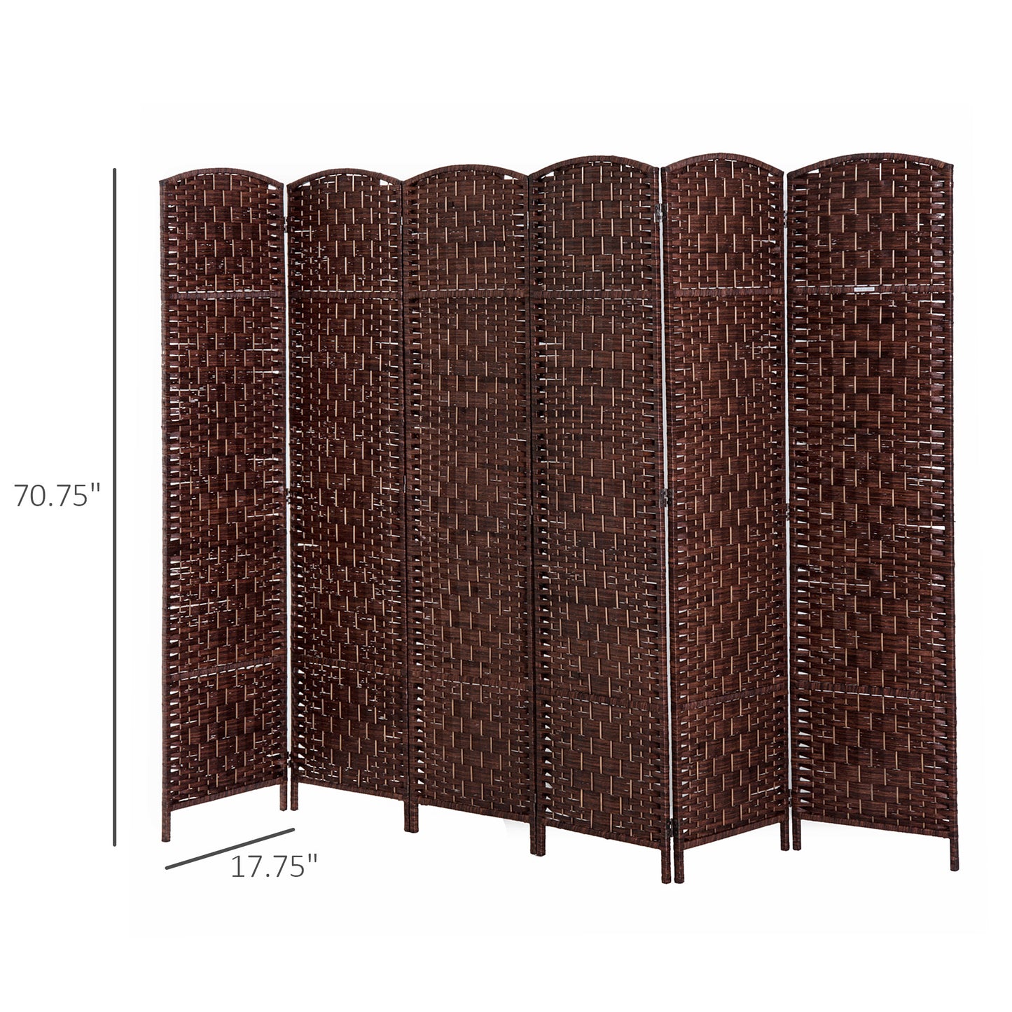 Cozy Wicker Room Divider - Stylish Privacy Screen