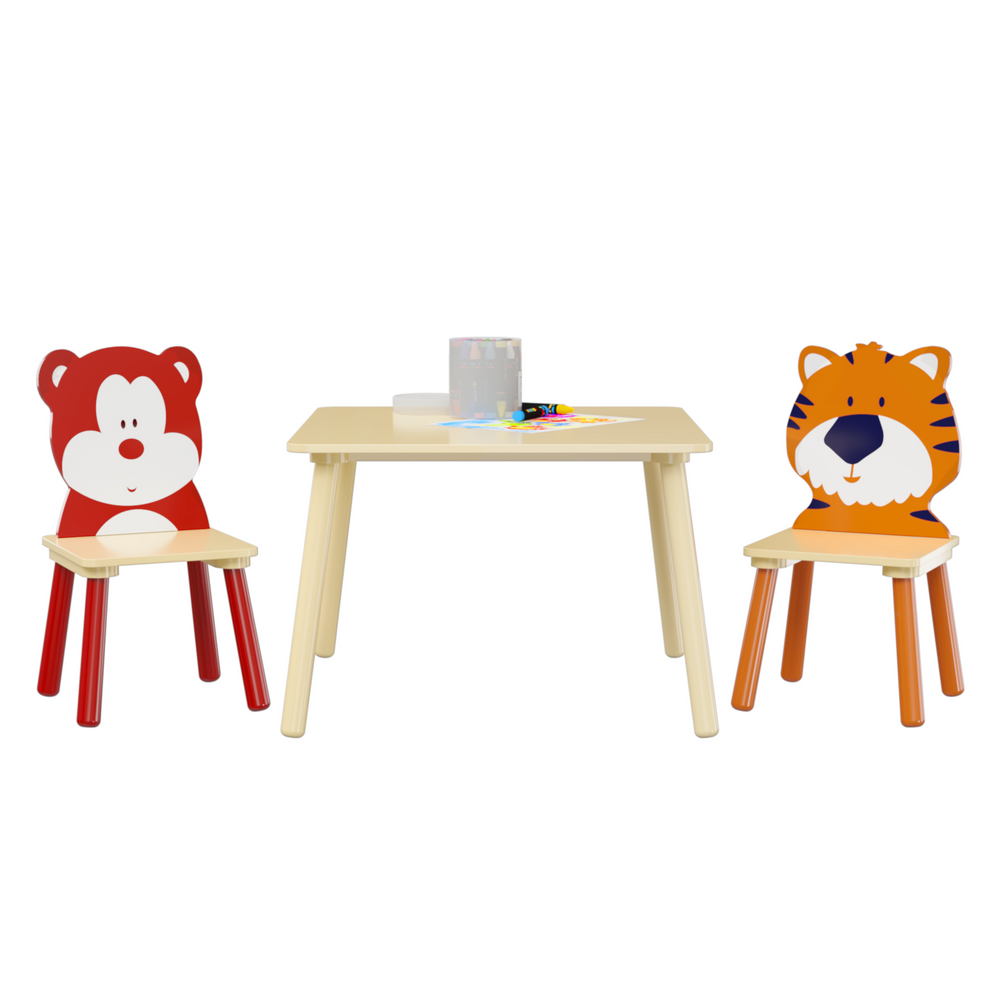 Bear & Tiger Playtime Table Set