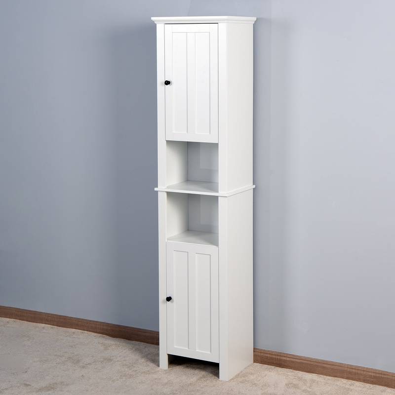 Chic Wooden Storage Cabinet for Bathroom and Living Room