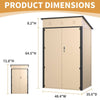 GardenGuardian Outdoor Storage Shed