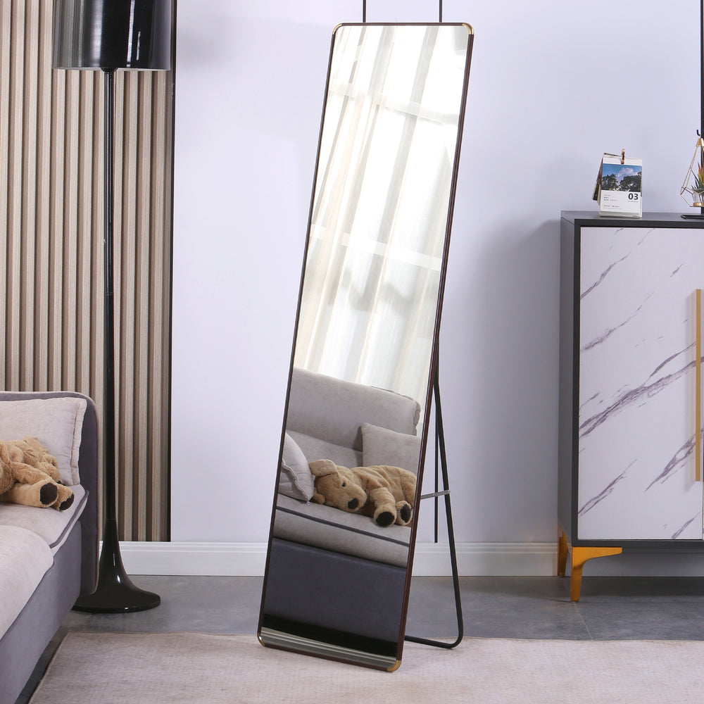 Reflective Elegance: Full-Length Floor Mirror