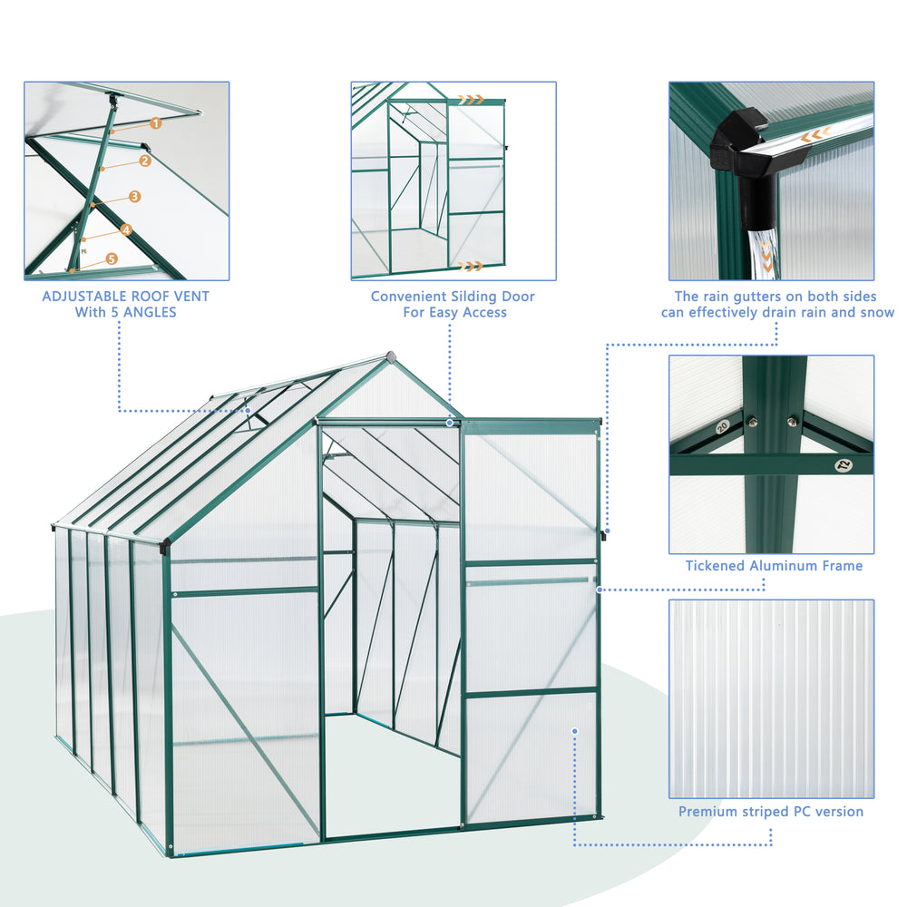 Sturdy Walk-In Greenhouse for All Seasons