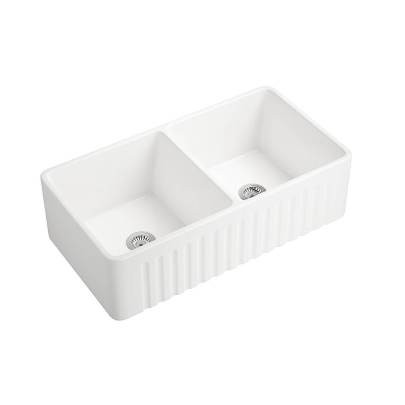 Charming White Farmhouse Sink