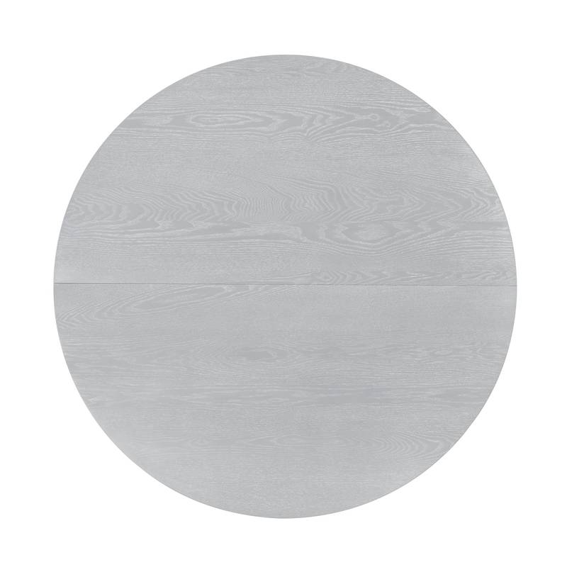 Chic Extendable Round Dining Set with Cross Back Chairs