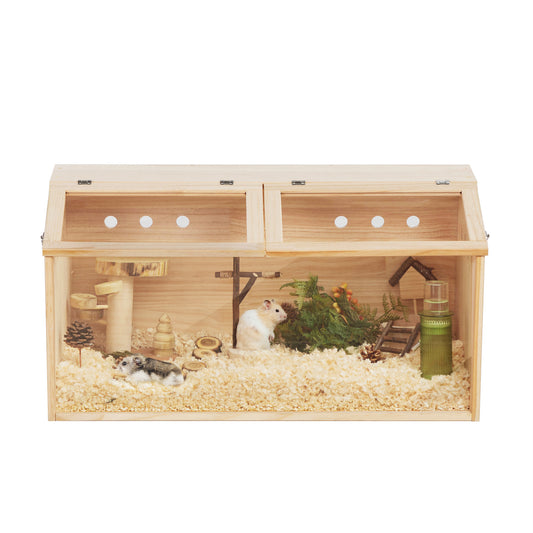 Charming Wooden Hamster Home