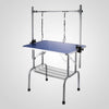 Blue Pet Grooming Table with Storage