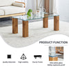 Elegant Glass Coffee Table - Chic & Durable Design