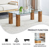Elegant Glass Coffee Table - Chic & Durable Design