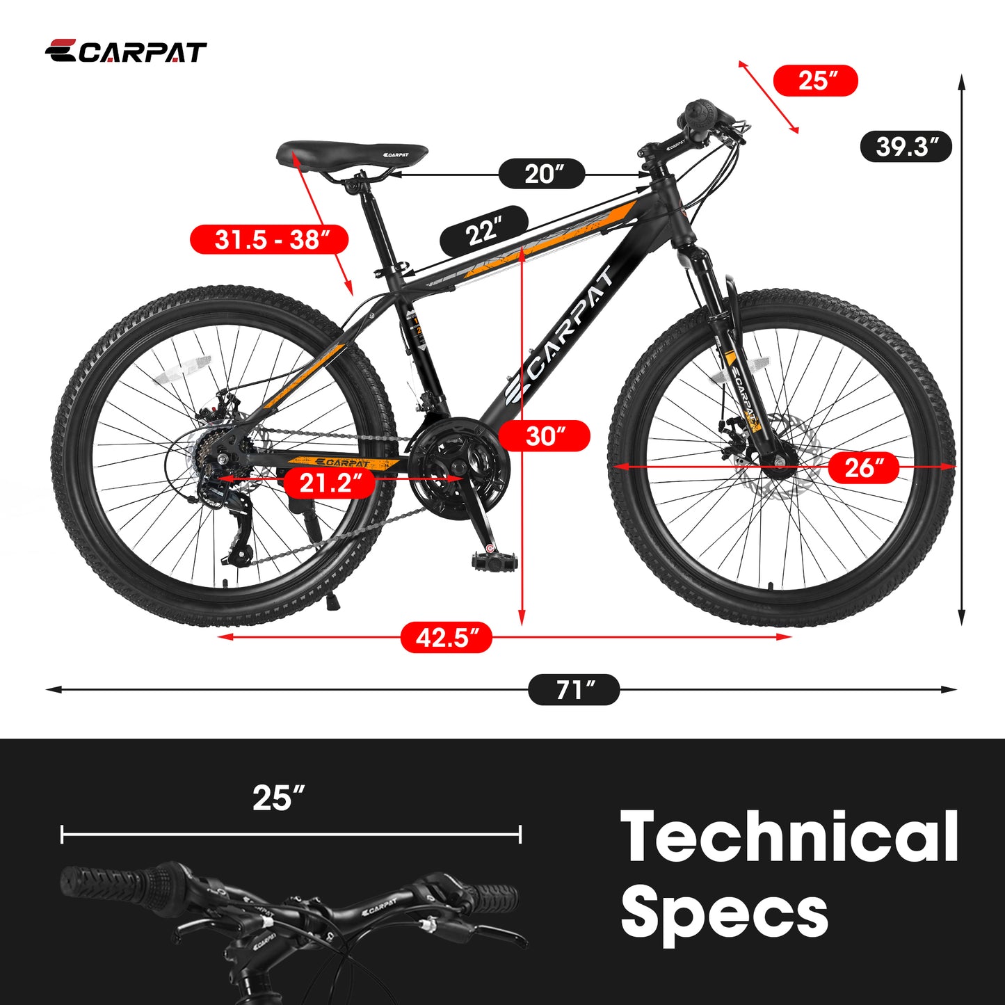 Adventure Pro Mountain Bike – Smooth Ride, Powerful Brakes!