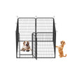 Sturdy Dog Playpen with Gate - Perfect for Indoor & Outdoor Fun!