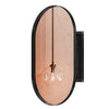 Sleek Oval Mirror Medicine Cabinet with Adjustable Shelves