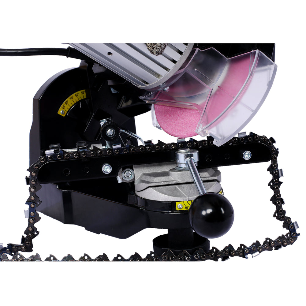 Chain Sharp Pro: Adjustable Grinder for All Chainsaw Chains