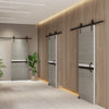 Sleek Sliding Door Kit with Modern Melamine Finish