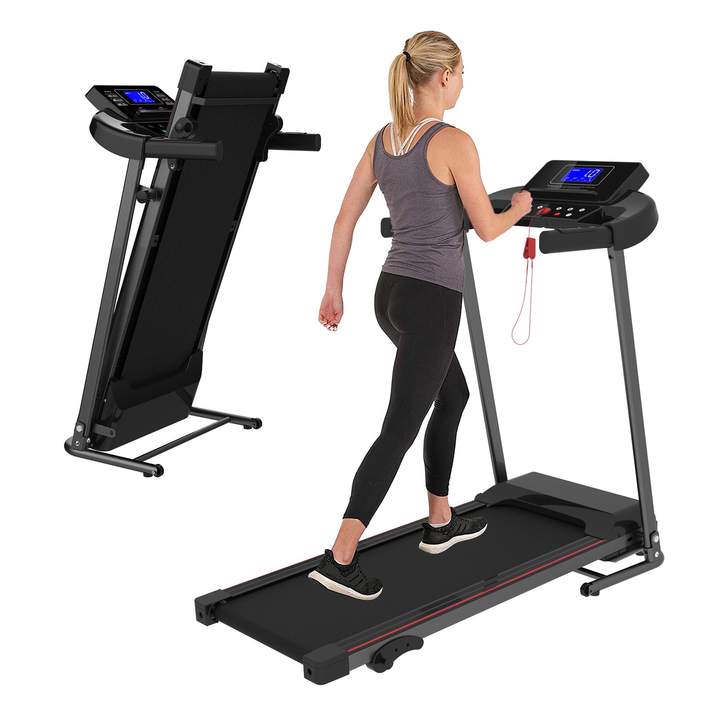 FitFlex Folding Electric Treadmill