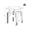 Chic Tempered Glass Coffee Table