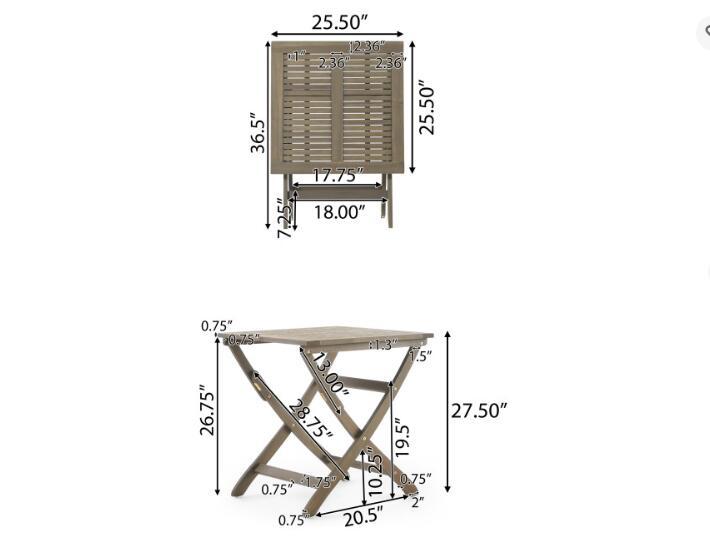 Positano Portable Bistro Table