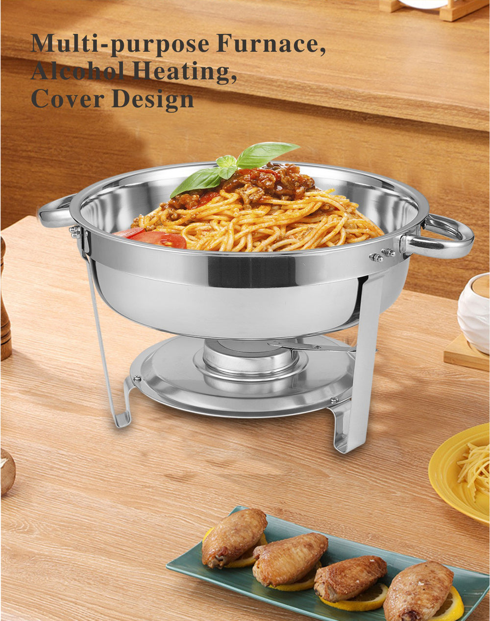 Versatile Round Buffet Serving Set