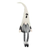 Charming Gnome with Ghost Hat for Halloween Decor