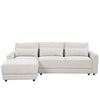 Cozy Corner Modular Sofa with Removable Cushions and Pillows