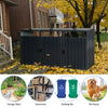 Stylish Trash Can Shed for Outdoor Storage