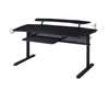 ACME Vildre Black Gaming Table with USB Charging