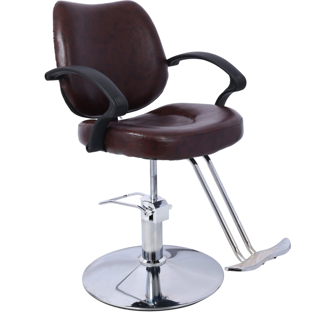 Stylish Hydraulic Salon Chair with Barber Cape