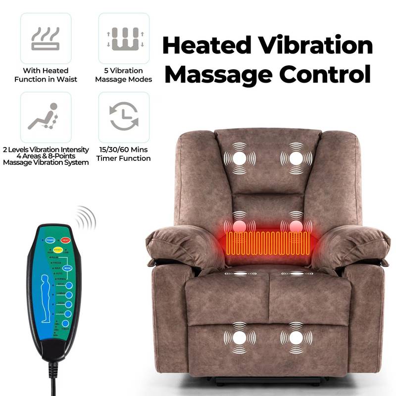 EZ Recline Massage Chair for Seniors