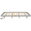 Modern Queen Floating Bed with Under-Lit Glow