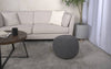 Navy Knitted Cotton Pouf