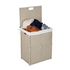 Stylish Grey Laundry Hamper with Removable Bags