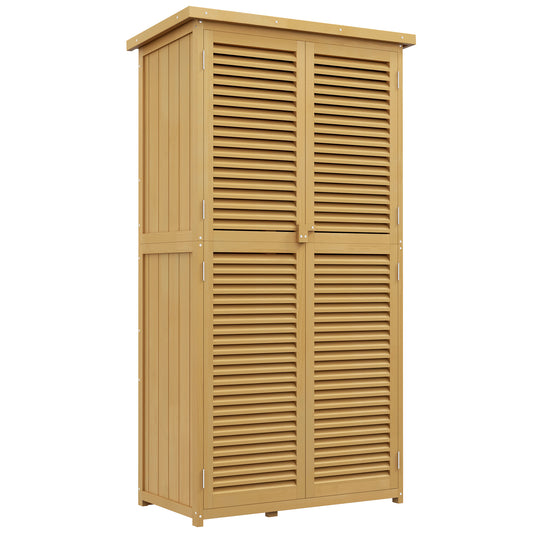 Sunny Haven Outdoor Storage Shed