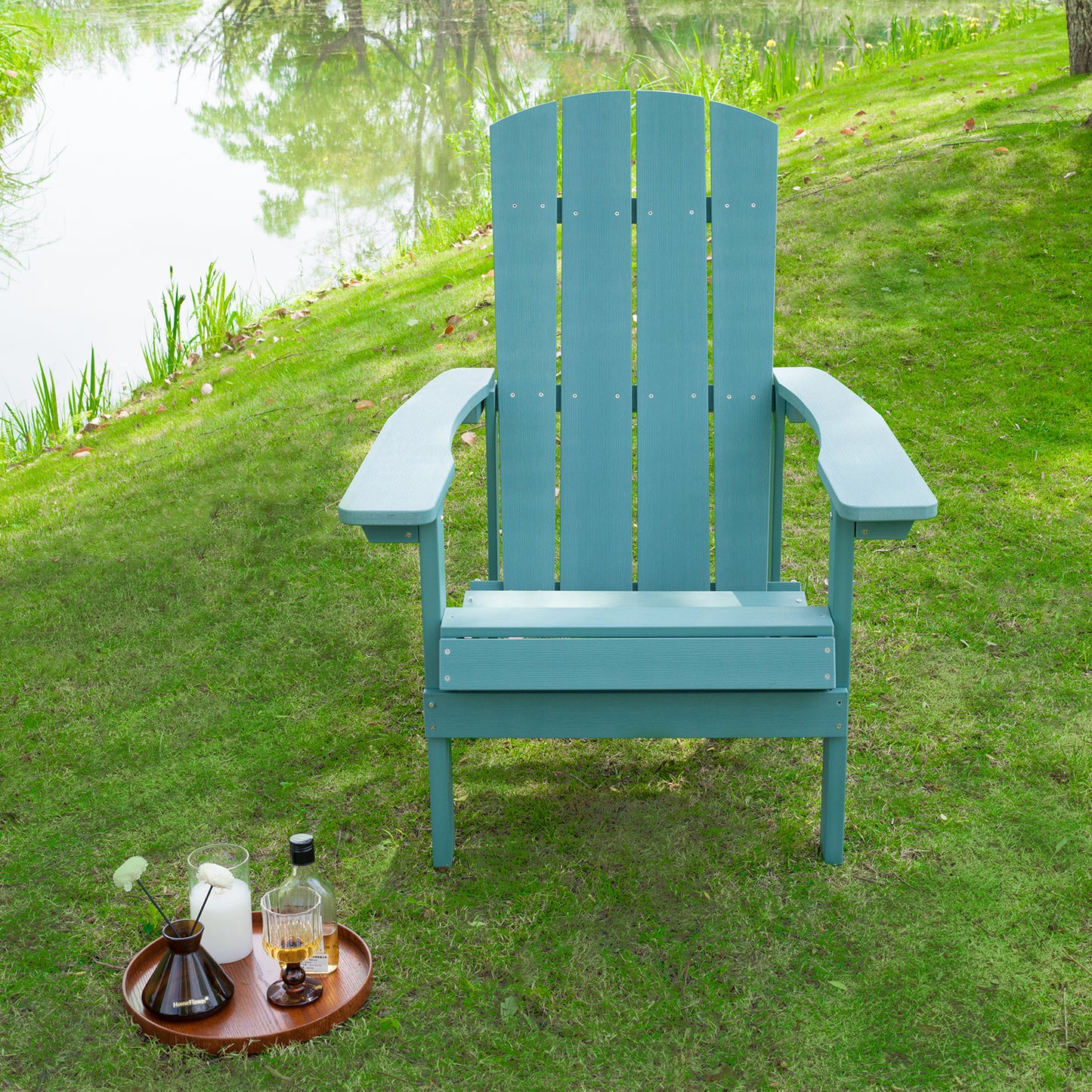 Cozy Outdoor Adirondack Chairs - Weatherproof & Perfect for Any Space