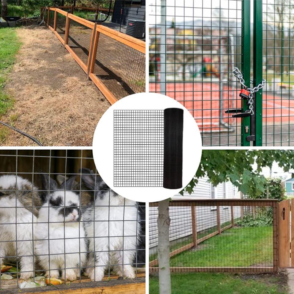 Black Vinyl Coated Wire Mesh for Poultry and Home Use