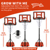 Versatile Portable Basketball Hoop with Adjustable Height