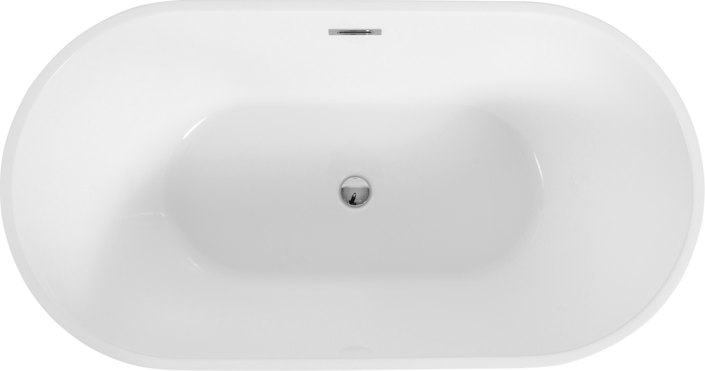 Relaxing Acrylic Soaking Tub with Easy Install Features