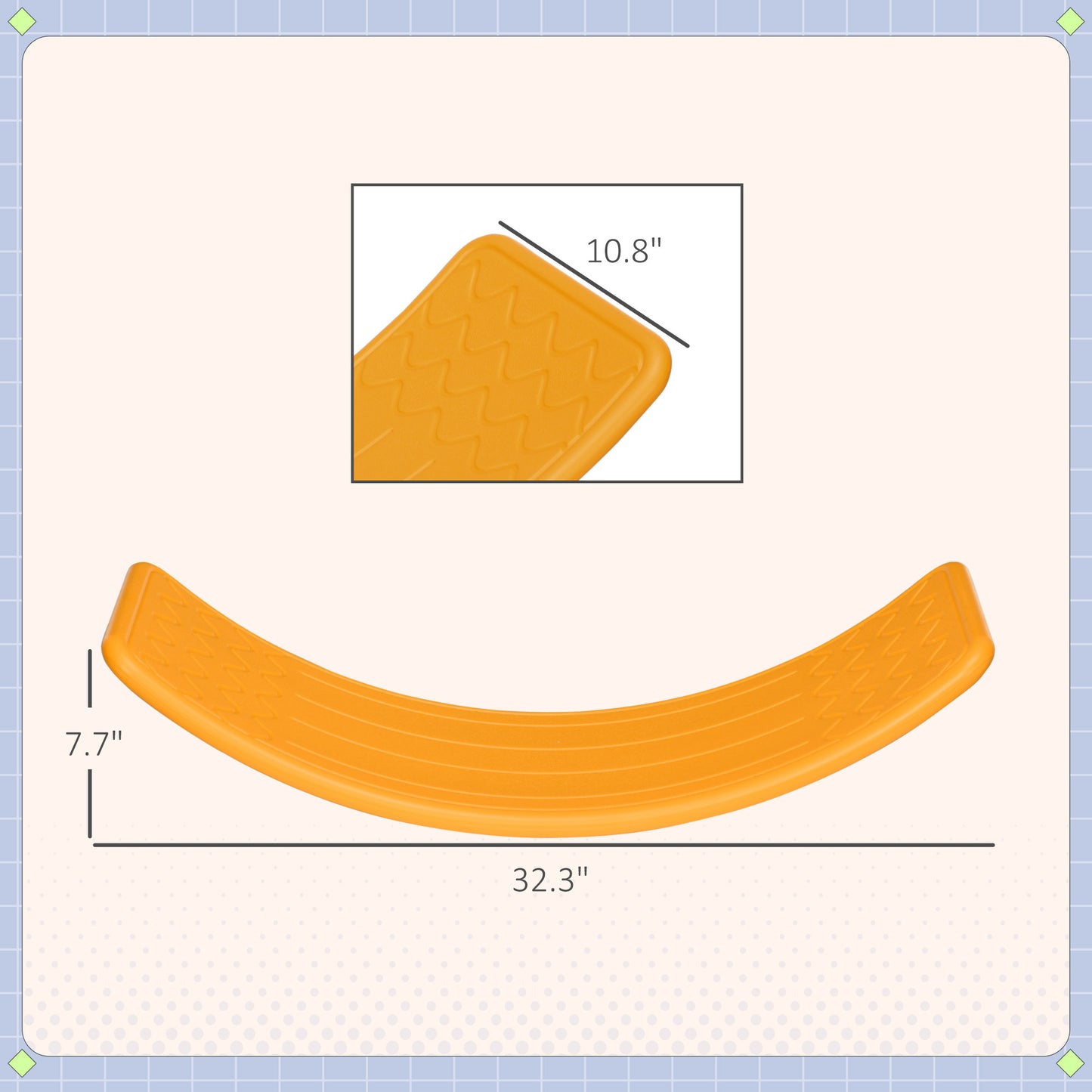 Qaba Curvy Wobble Board for Kids