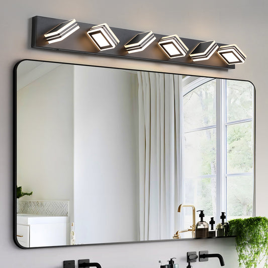 Sleek 6-Light Dimmable Vanity Glow