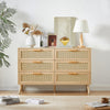 Rattan Charm Dresser - Naturally Stylish Storage for Any Room