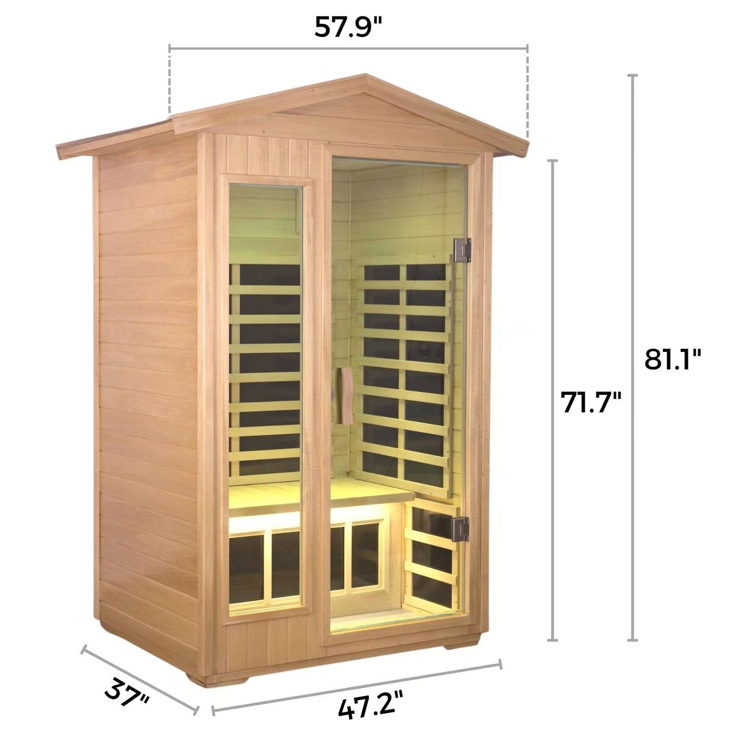 Cozy Duo Outdoor Infrared Sauna