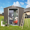 Garden Haven Metal Shed with Window