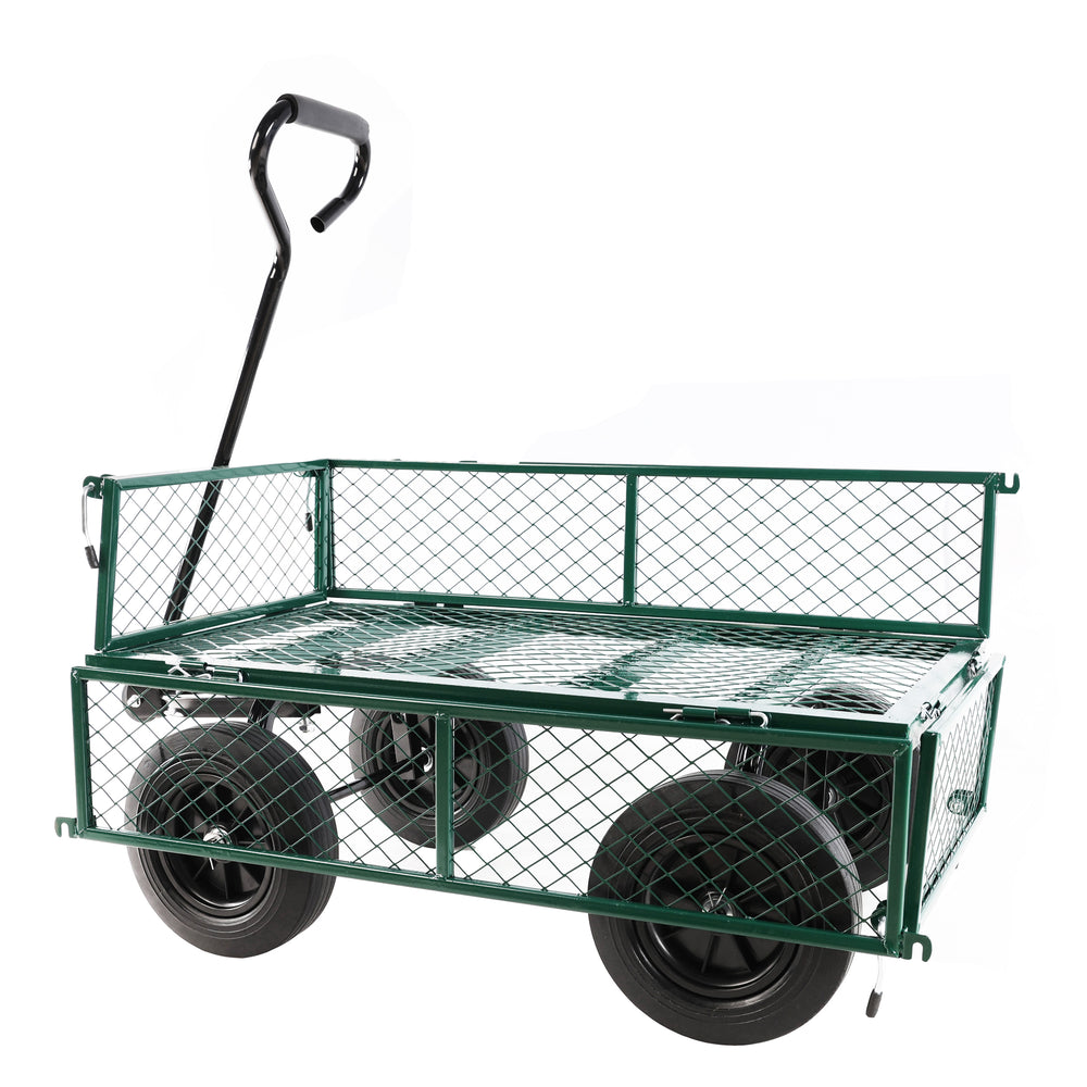 Green Wagon Wheelie: Effortless Garden Transport!