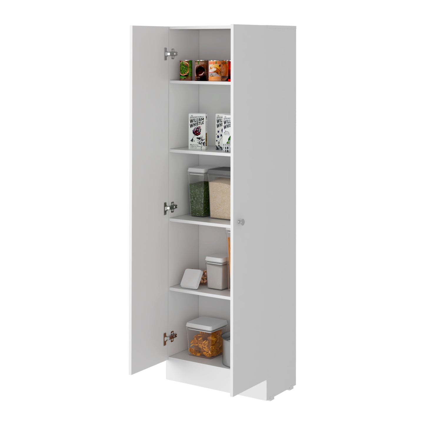 White Double Door Storage Cabinet