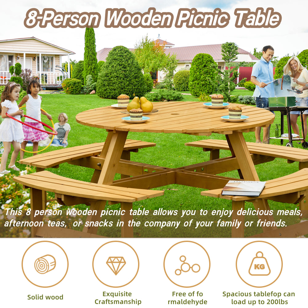 Gather 'Round Picnic Table Set