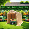 Portable Outdoor Garage Canopy with Roll-Up Doors