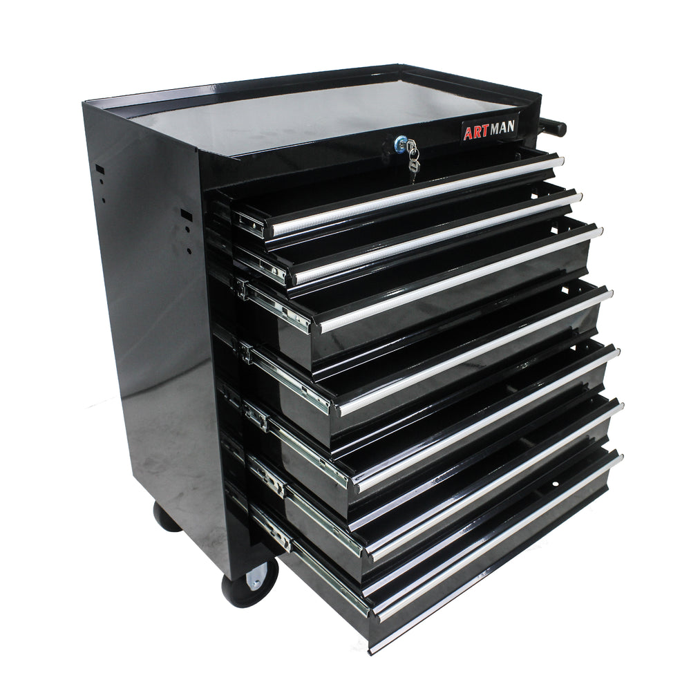 Rolling Tool Cart with Seven Drawers