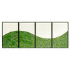 Mossy Wave Metal Wall Art Set